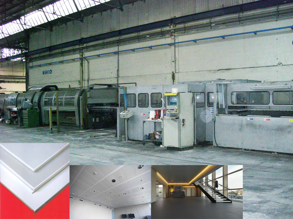    Complete Plant For Sales  Metal Ceiling Factory SALVAGNINI ETC. Used [#2180] 