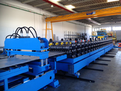    Roll Forming Equipment TRAPEZ. SHEET LINES